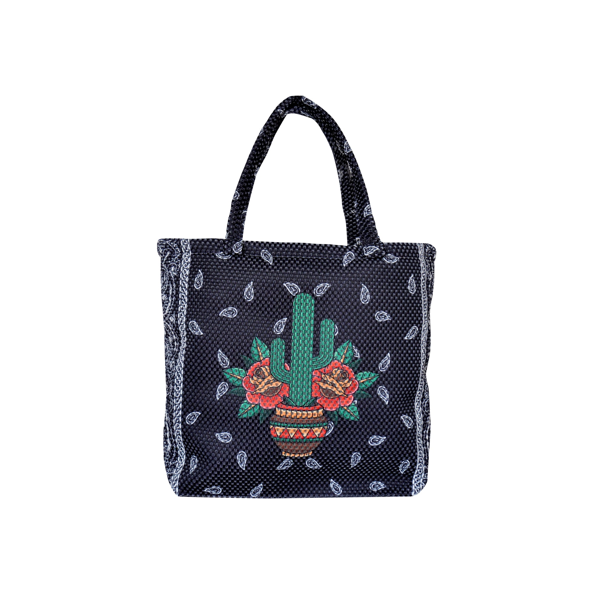 3D Tattoo Cactus Fabric Bag