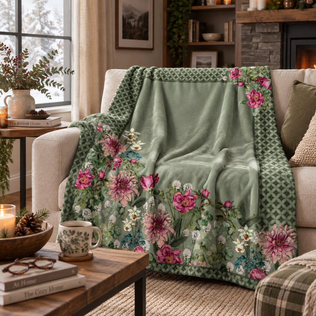 Plaid Giardino Verde