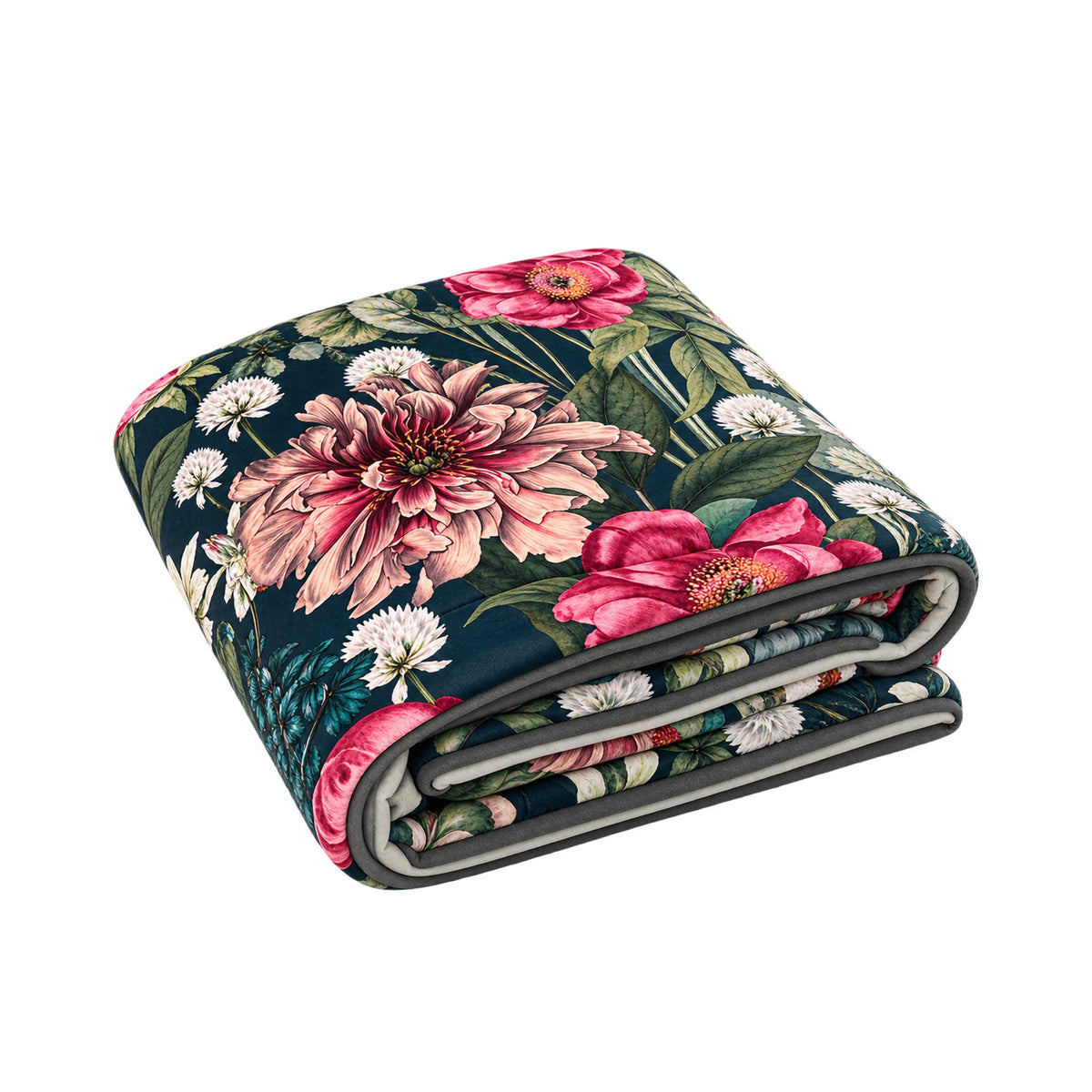 Plaid Giardino Blu