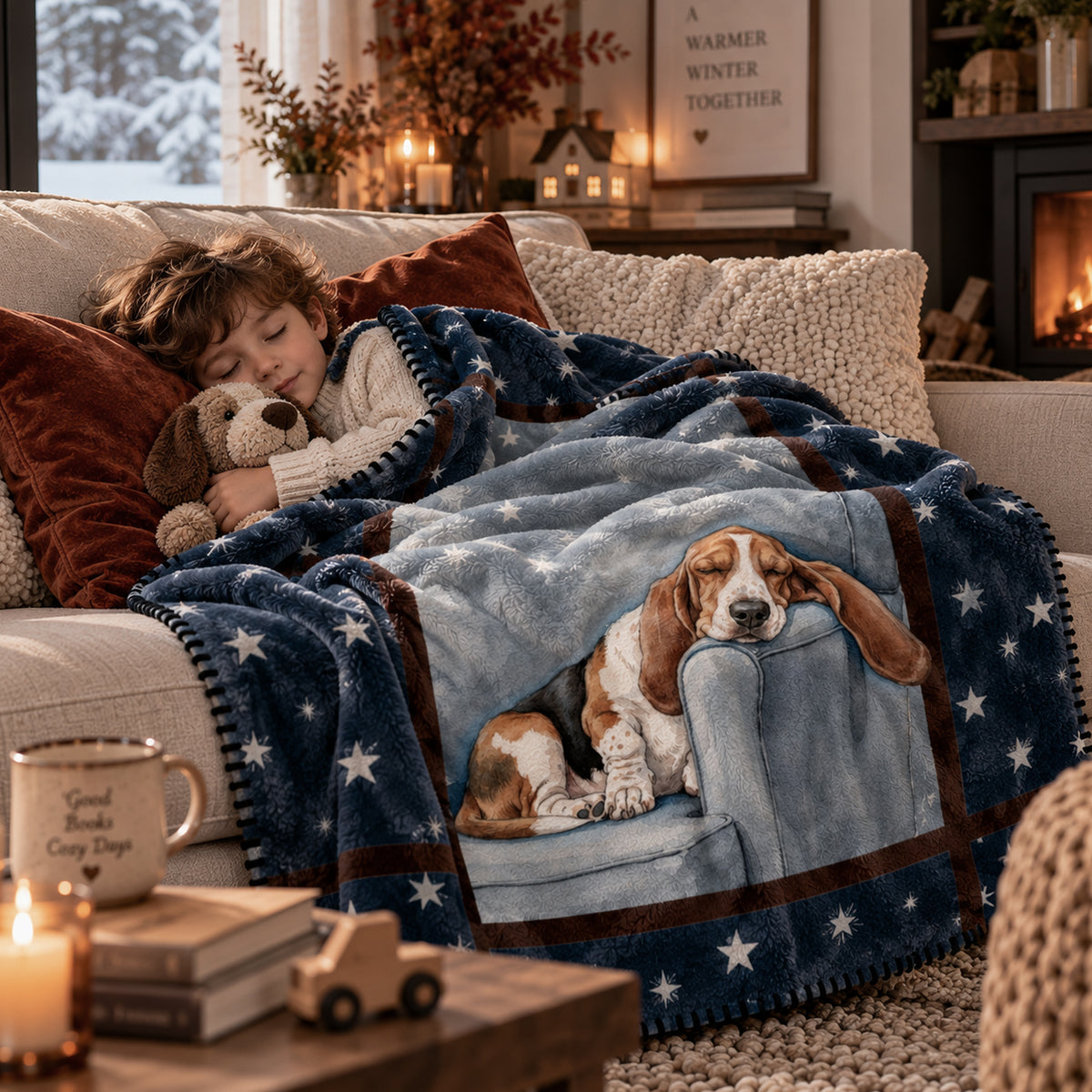 Plaid Estela Cane