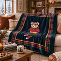 Plaid Sport Bear Petrolio