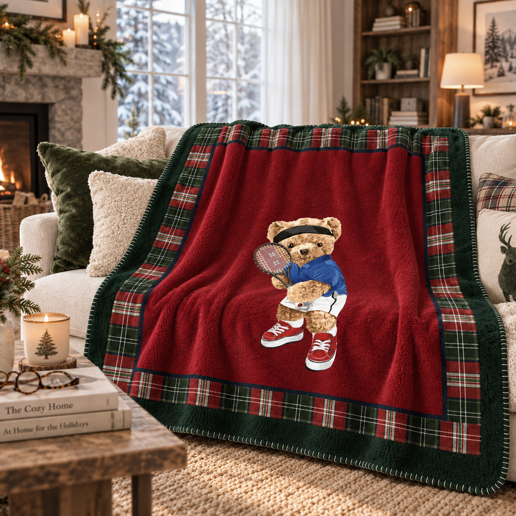 Plaid Sport Bear Verde Scuro