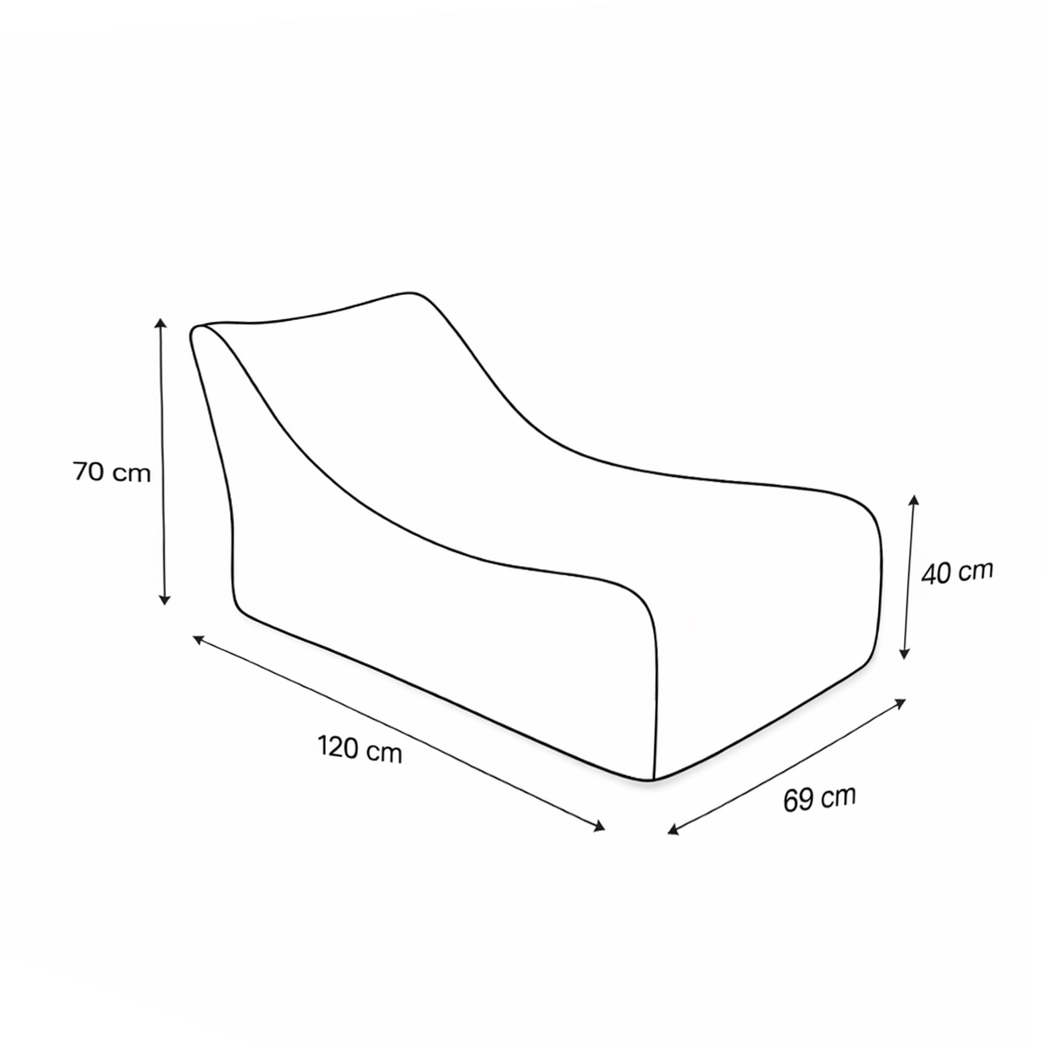 Chaise longue Etna