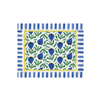 Americana Yoko fiori blu set da 2 pezzi