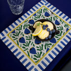 Americana Yoko fiori blu set da 2 pezzi