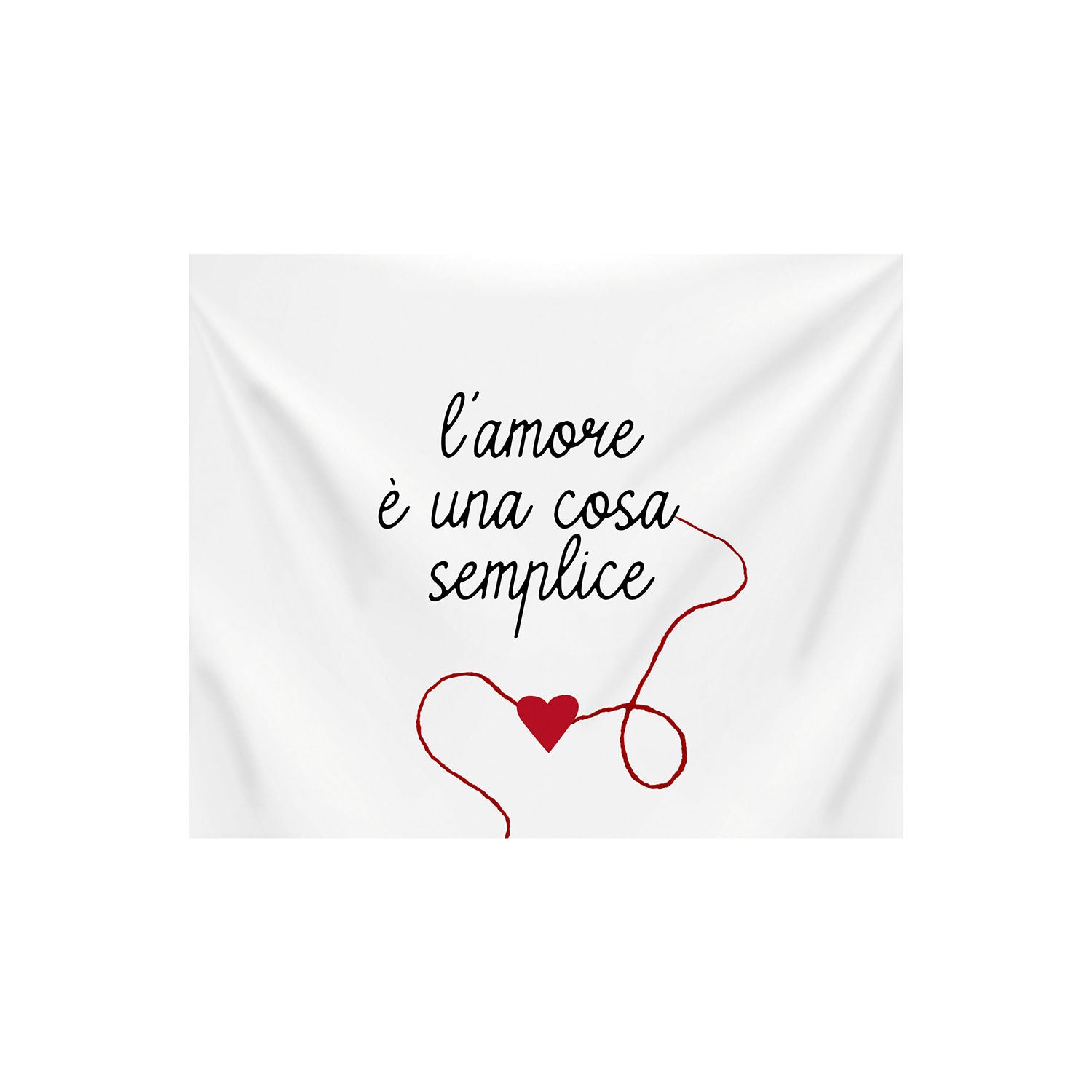 Americana Loving "l'amore è una cosa semplice" set da 2 pezzi