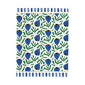 Yoko blue floral tea towel