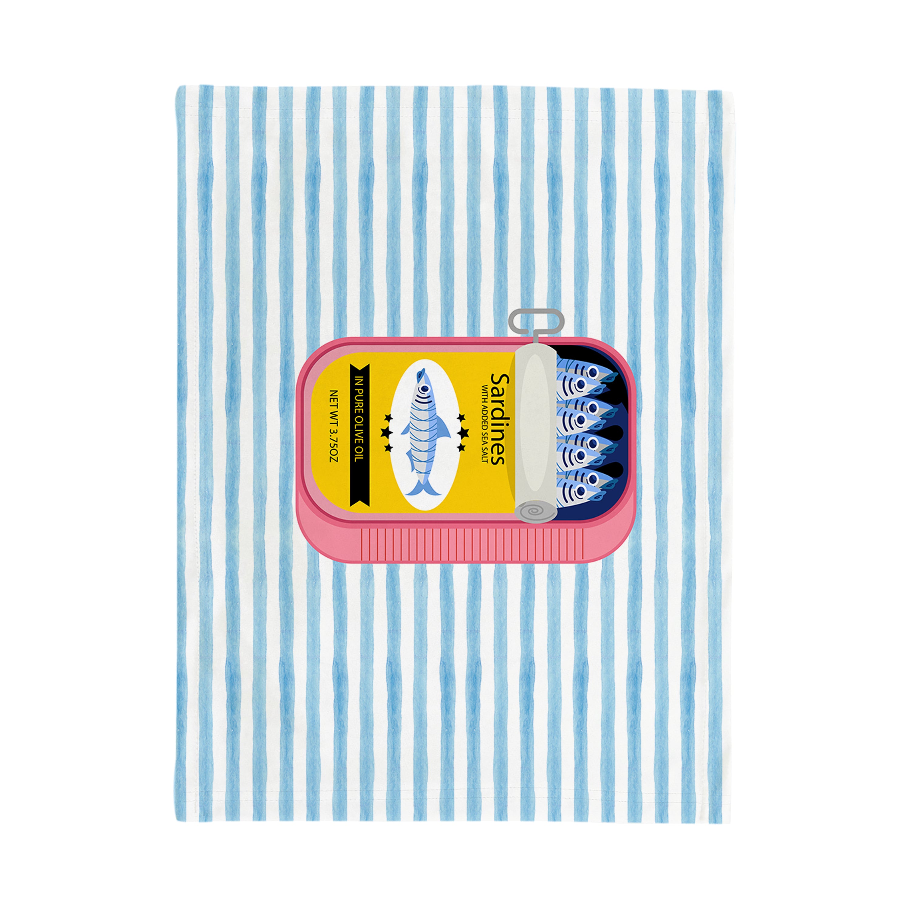 Minimal Sardine Dishcloth