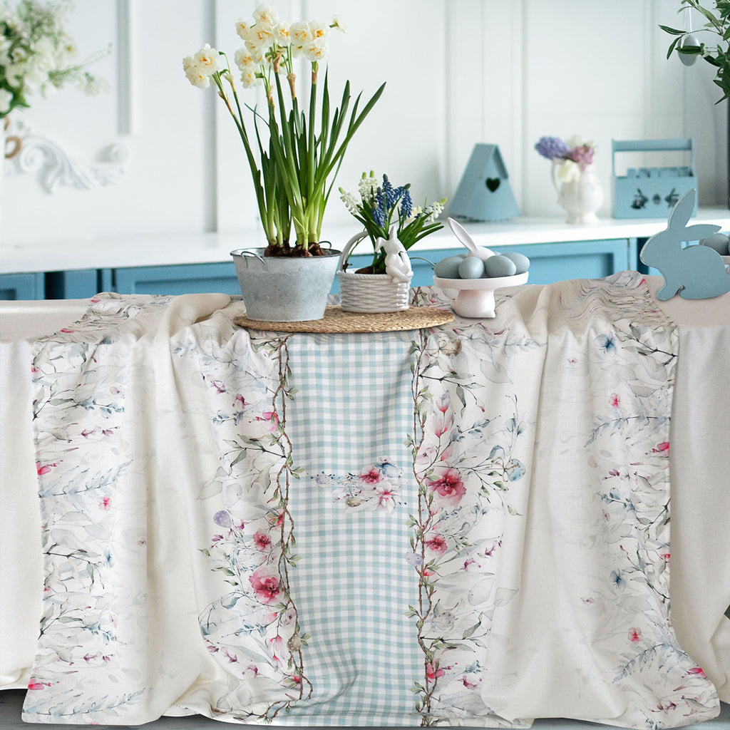 Tovaglia Easter Eggs Azzurra