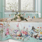 Tovaglia Easter Eggs Verde Acqua