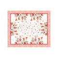 Secret Love Striped red tablecloth
