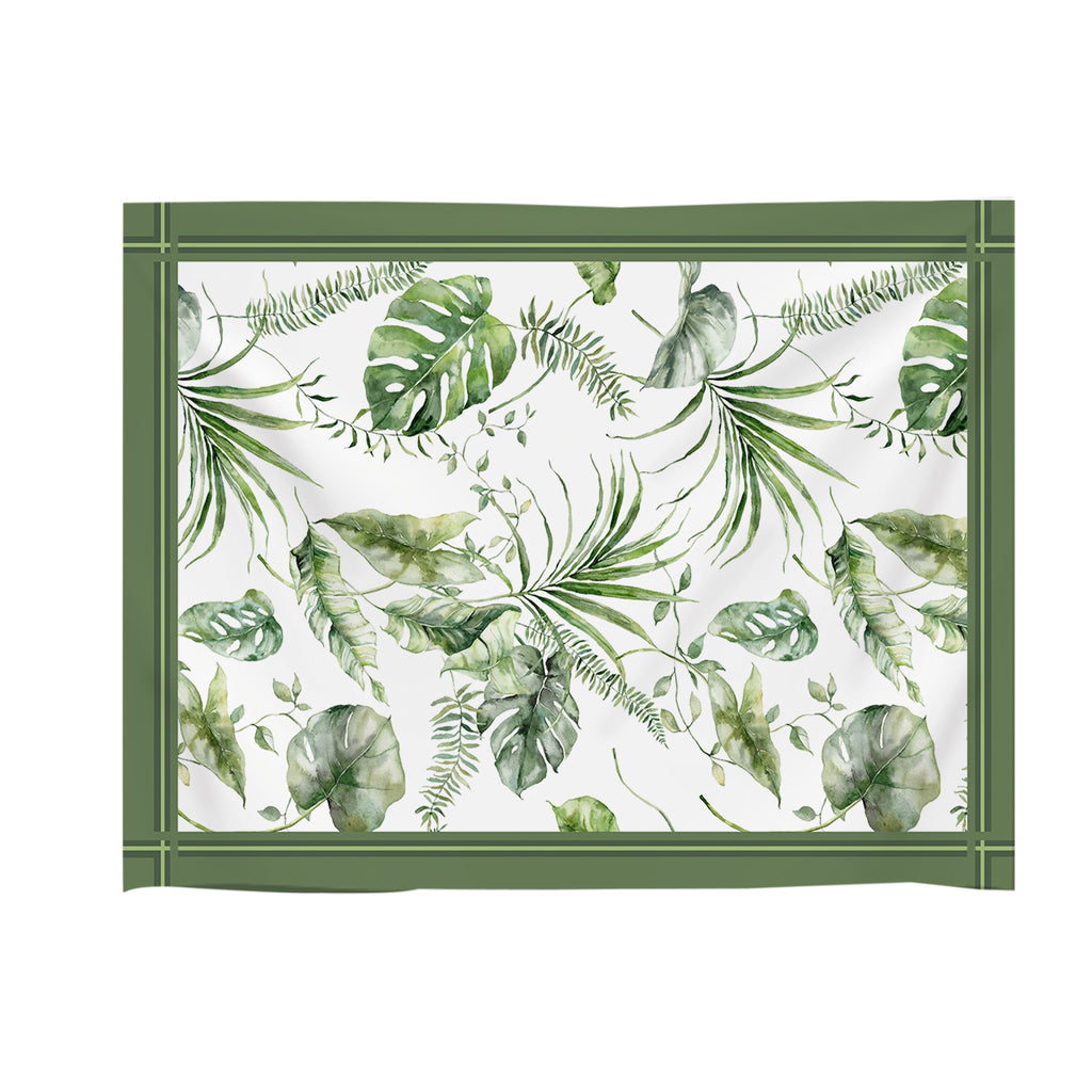 Tovaglia Kenzia foglie verdi