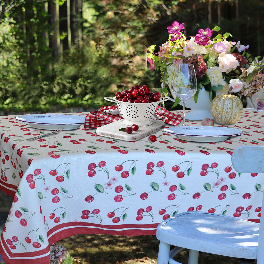 Cherry tablecloth