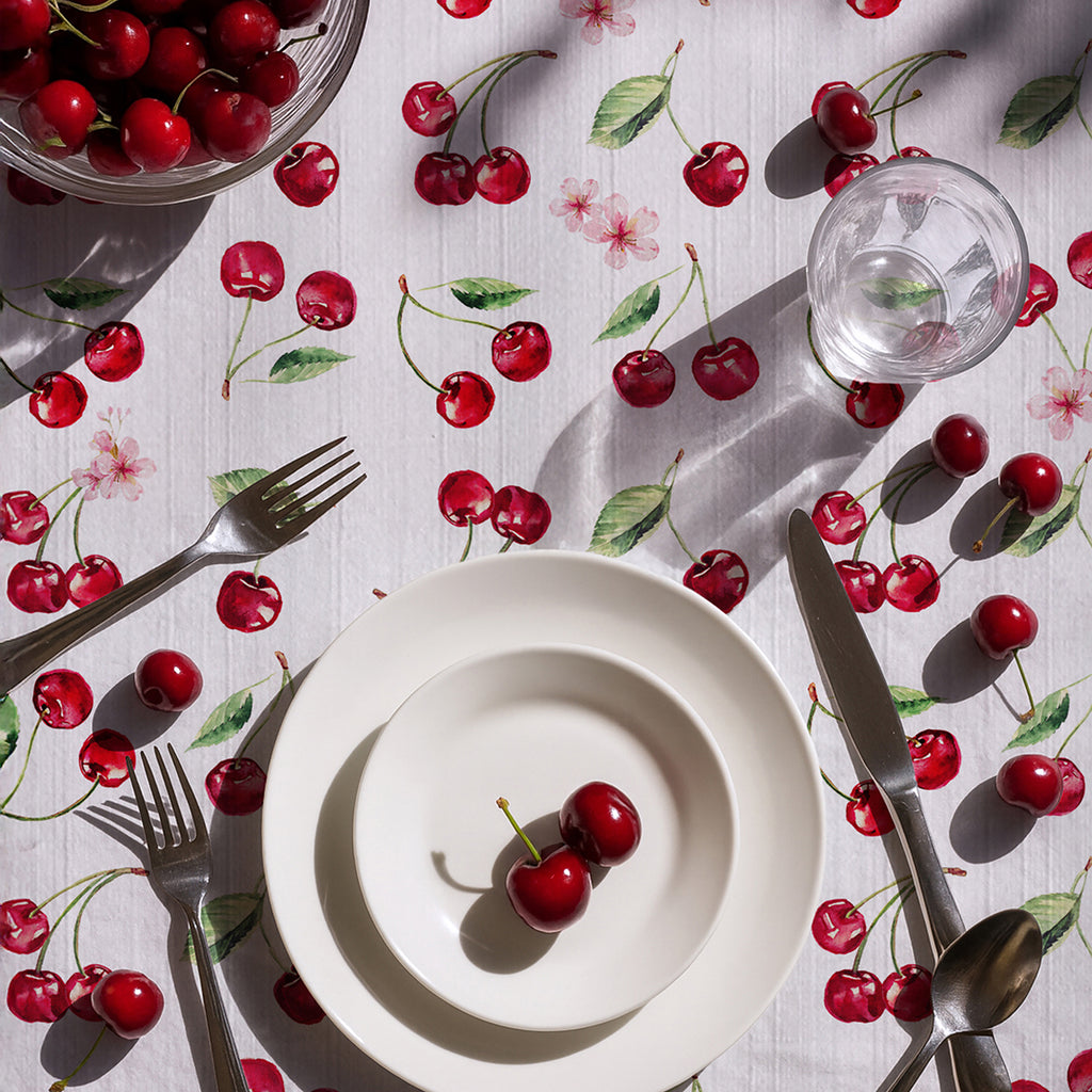 Cherry tablecloth