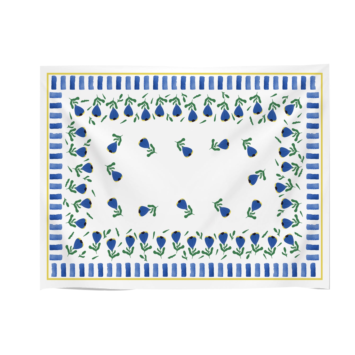 Tovaglia Yoko fiori blu