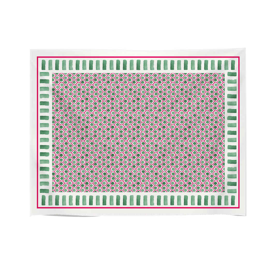 Tovaglia Yoko mosaico fucsia