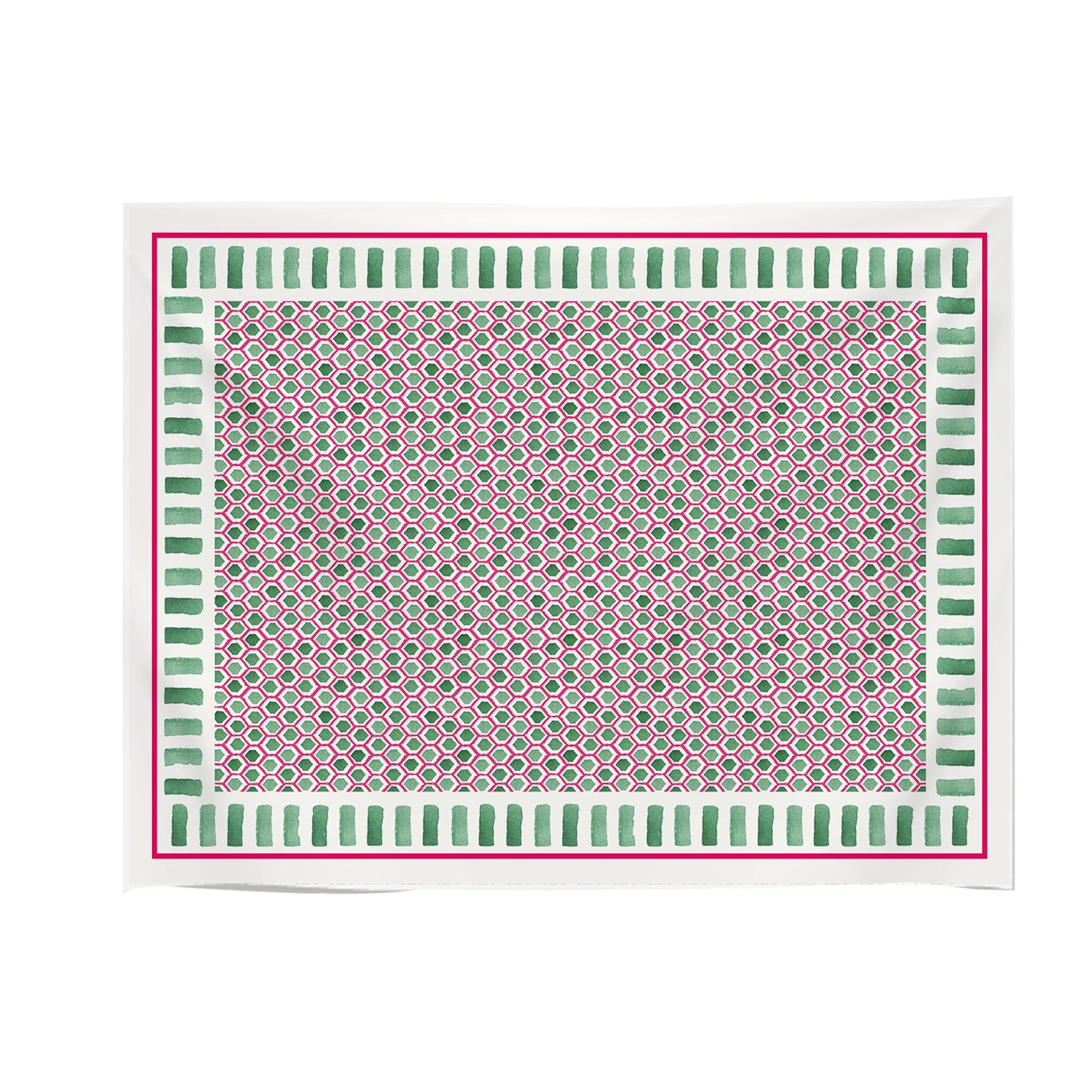 Tovaglia Yoko mosaico fucsia