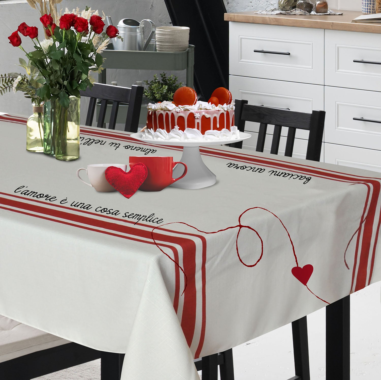 Tovaglia Loving "Frasi d’Amore"
