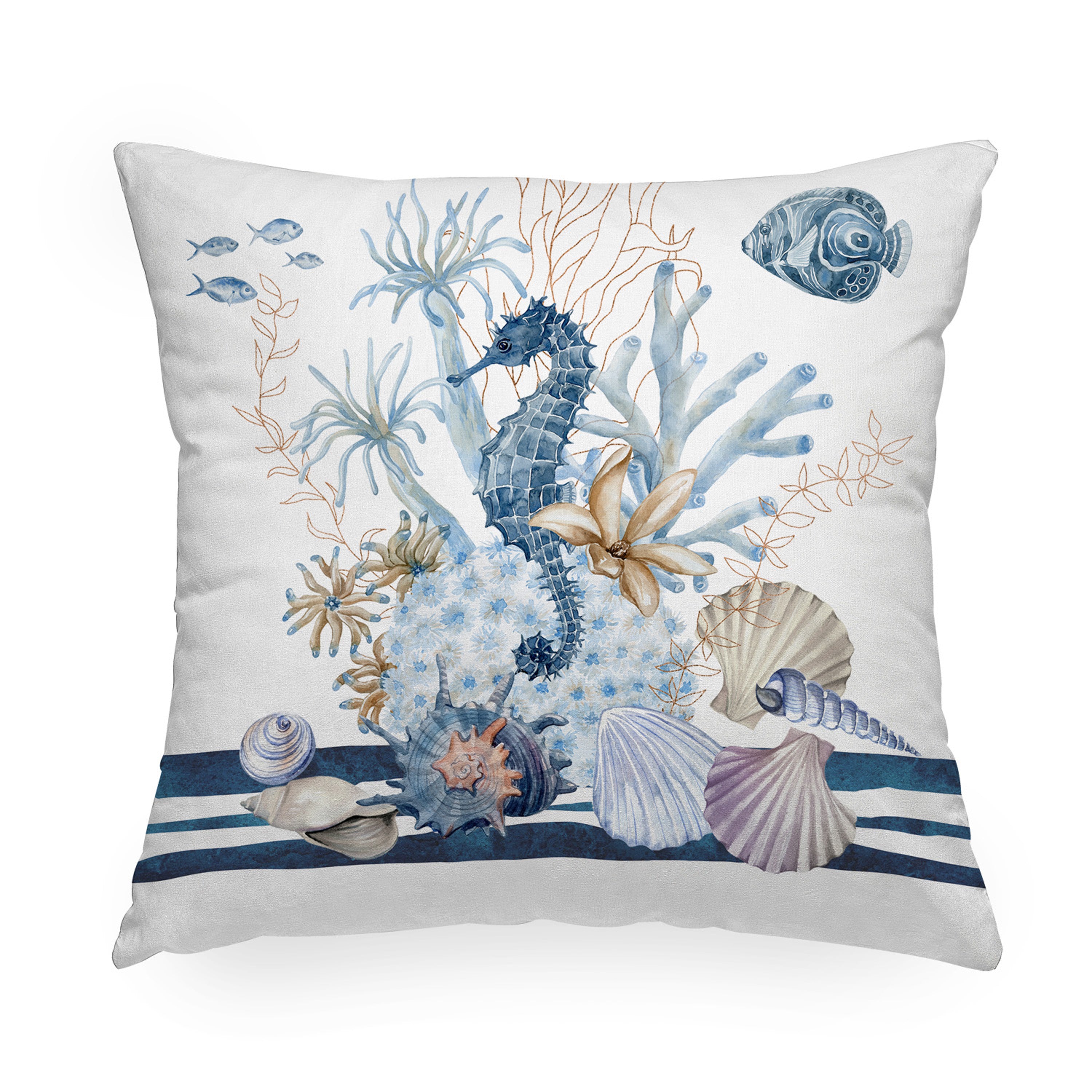 Cuscino stampato Coralline Mare