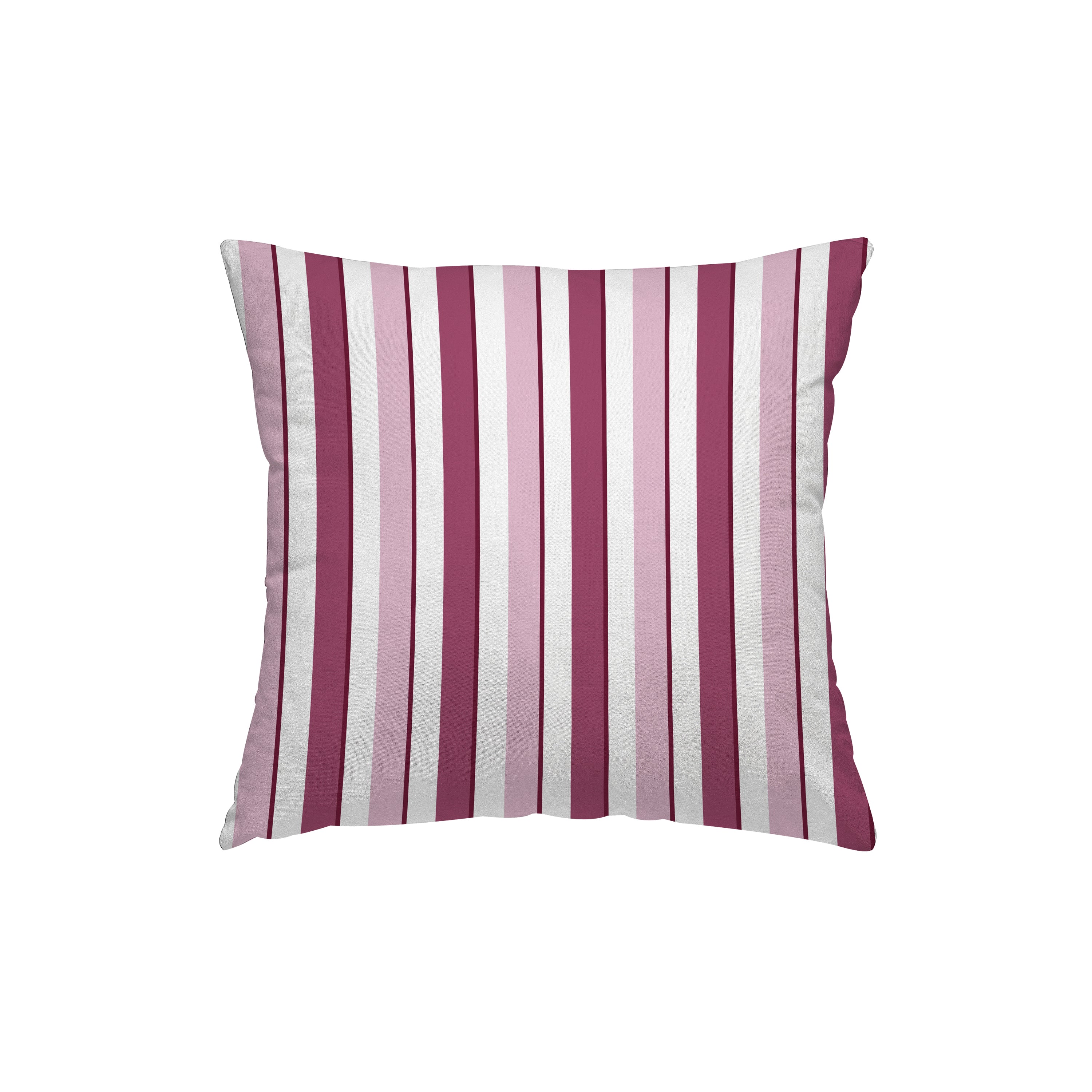 Fodera cuscino stampato righe rosa