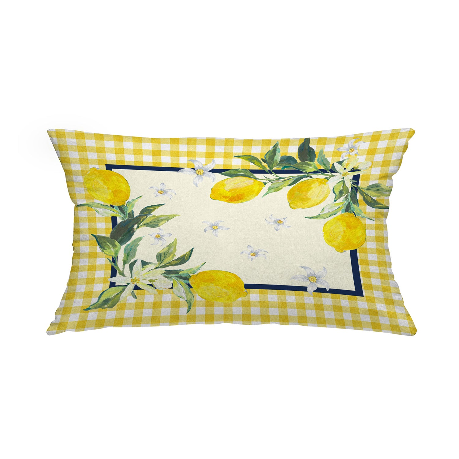 Cuscino Lemon Quadretto