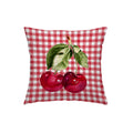 Cuscino stampato Cherry Quadretto