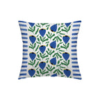 Yoko cushion blue flowers