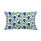 Yoko cushion blue flowers