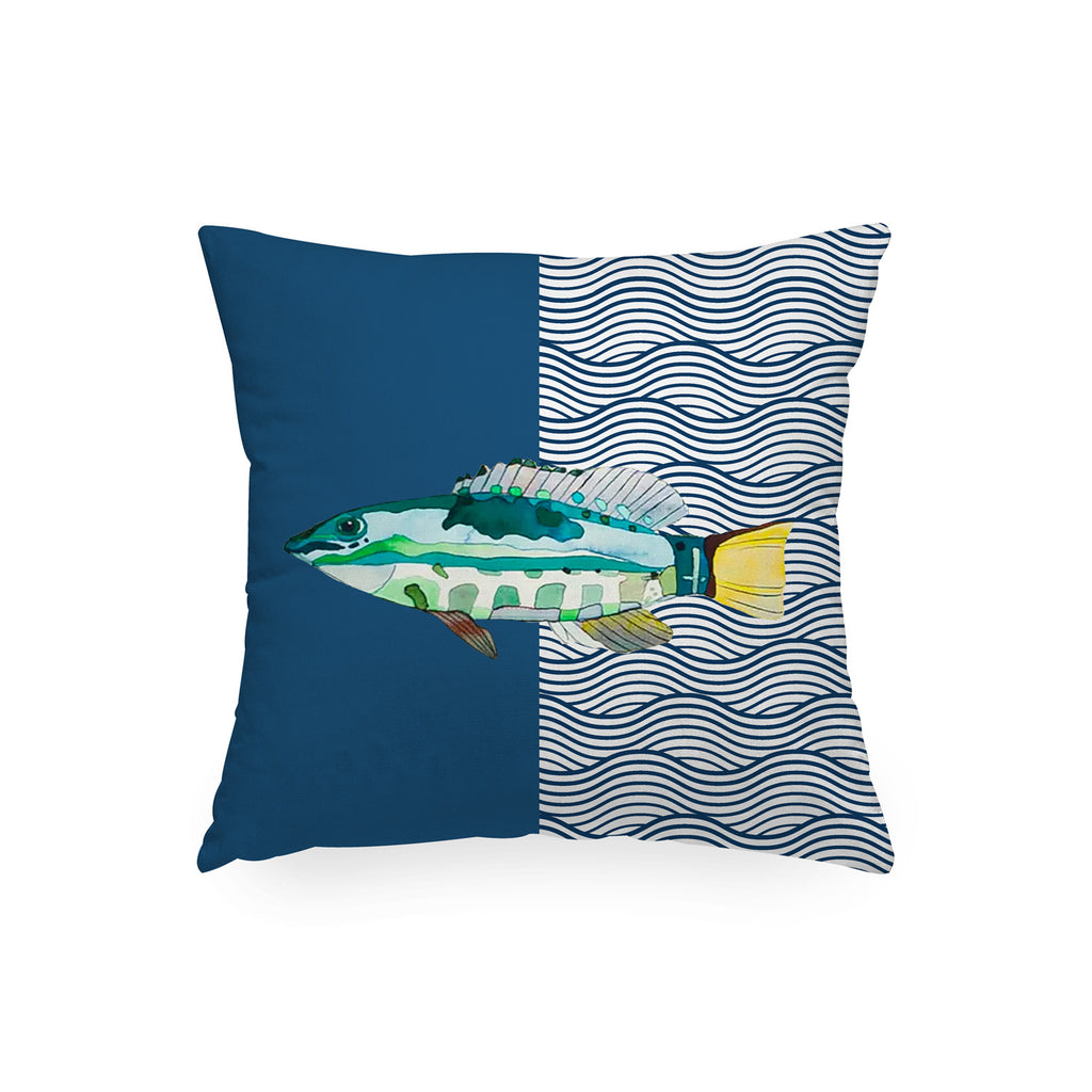 Aquarium Blue Cushion