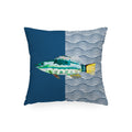 Aquarium Blue Cushion