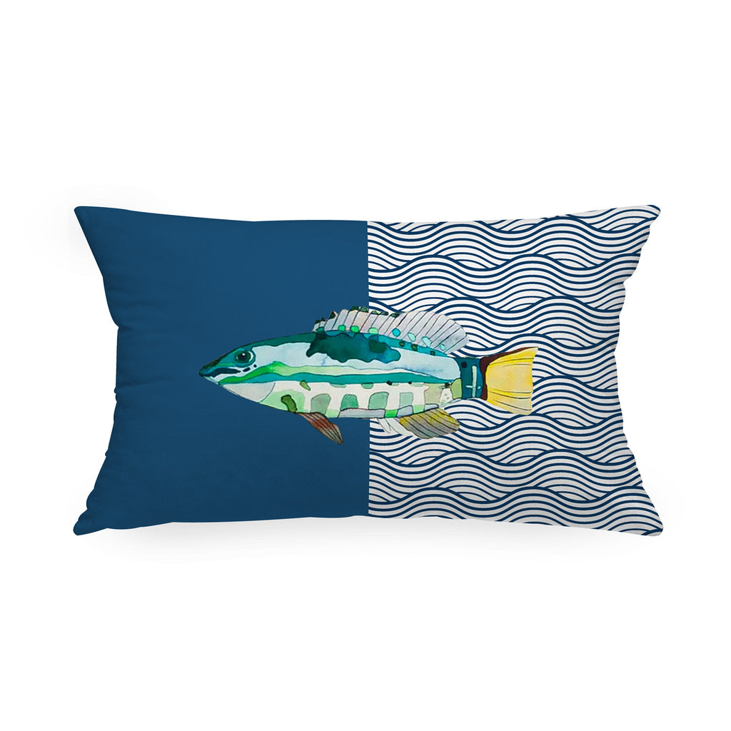 Aquarium Blue Cushion