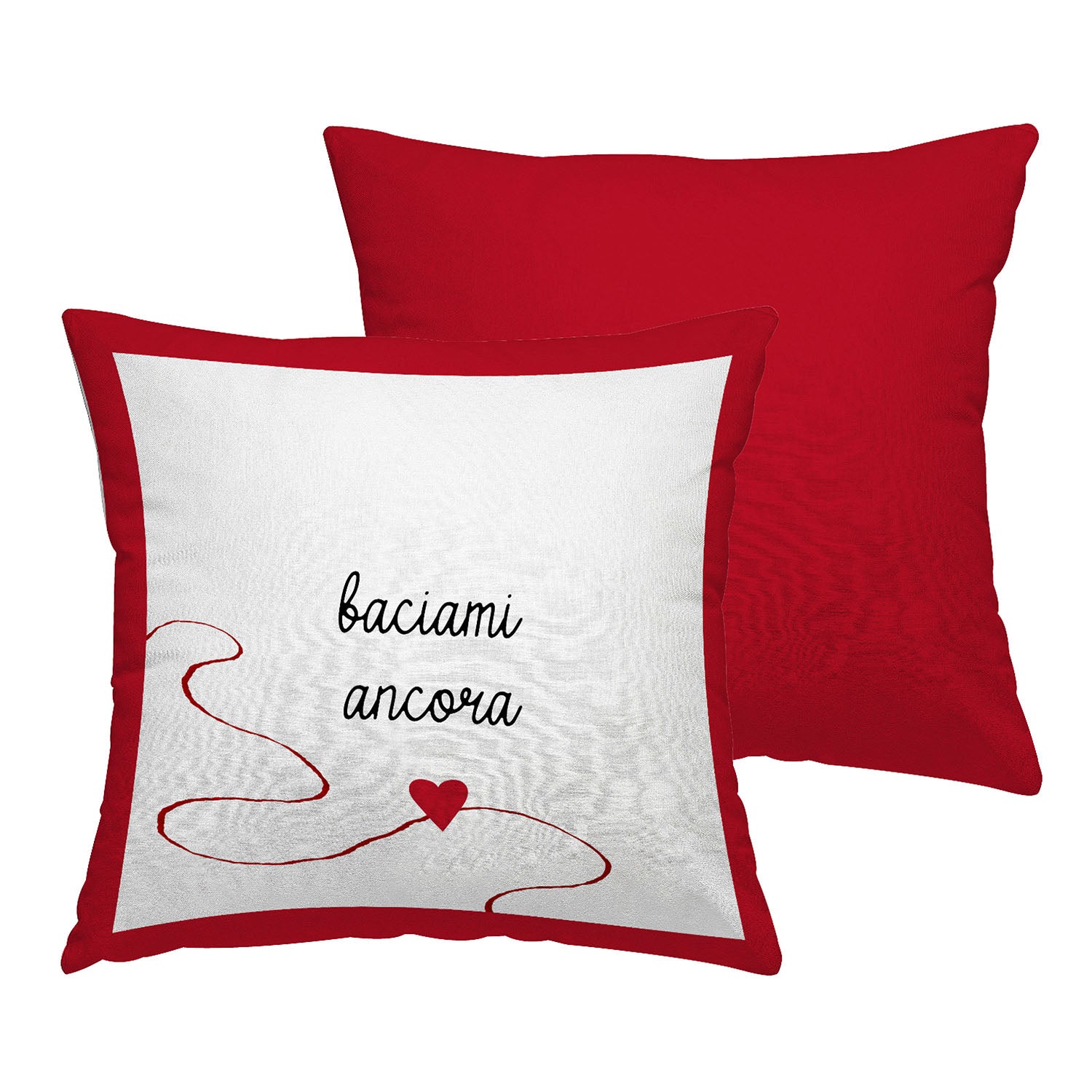 Cuscino stampato Loving "Baciami Ancora"