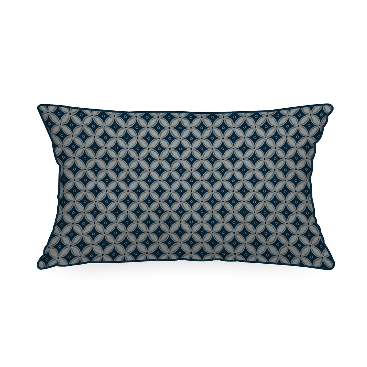 Cuscino Rettangolare Giardino Blu