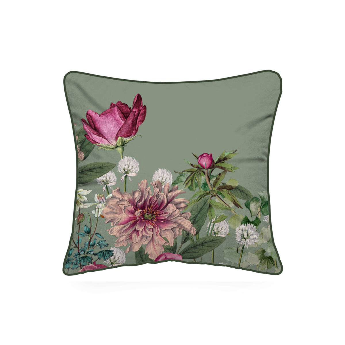Cuscino Quadrato Giardino Verde
