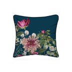 Cuscino Quadrato Giardino Blu