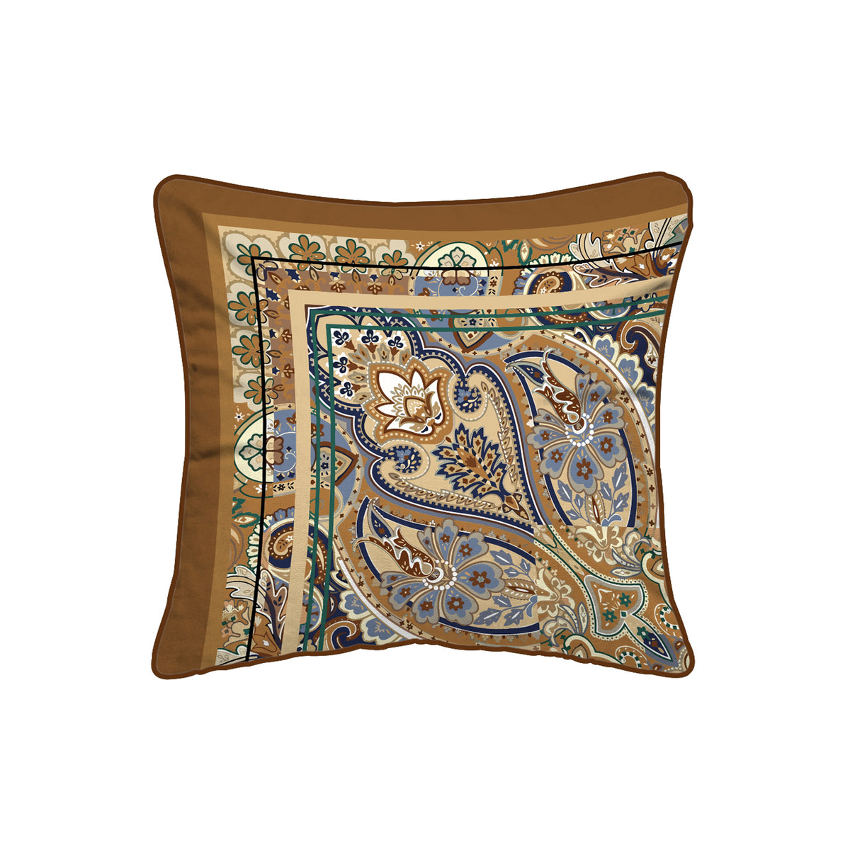 Cuscino Quadrato Samarcanda Marrone