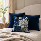 Cuscino Quadrato Eva Blu
