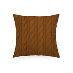 Cuscino Quadrato Tricot Astratto Cotto