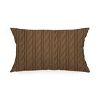 Cuscino Rettangolare Tricot Astratto Cotto