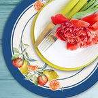 Sottopiatto rivestito Sorrento Arance set da 2 pezzi