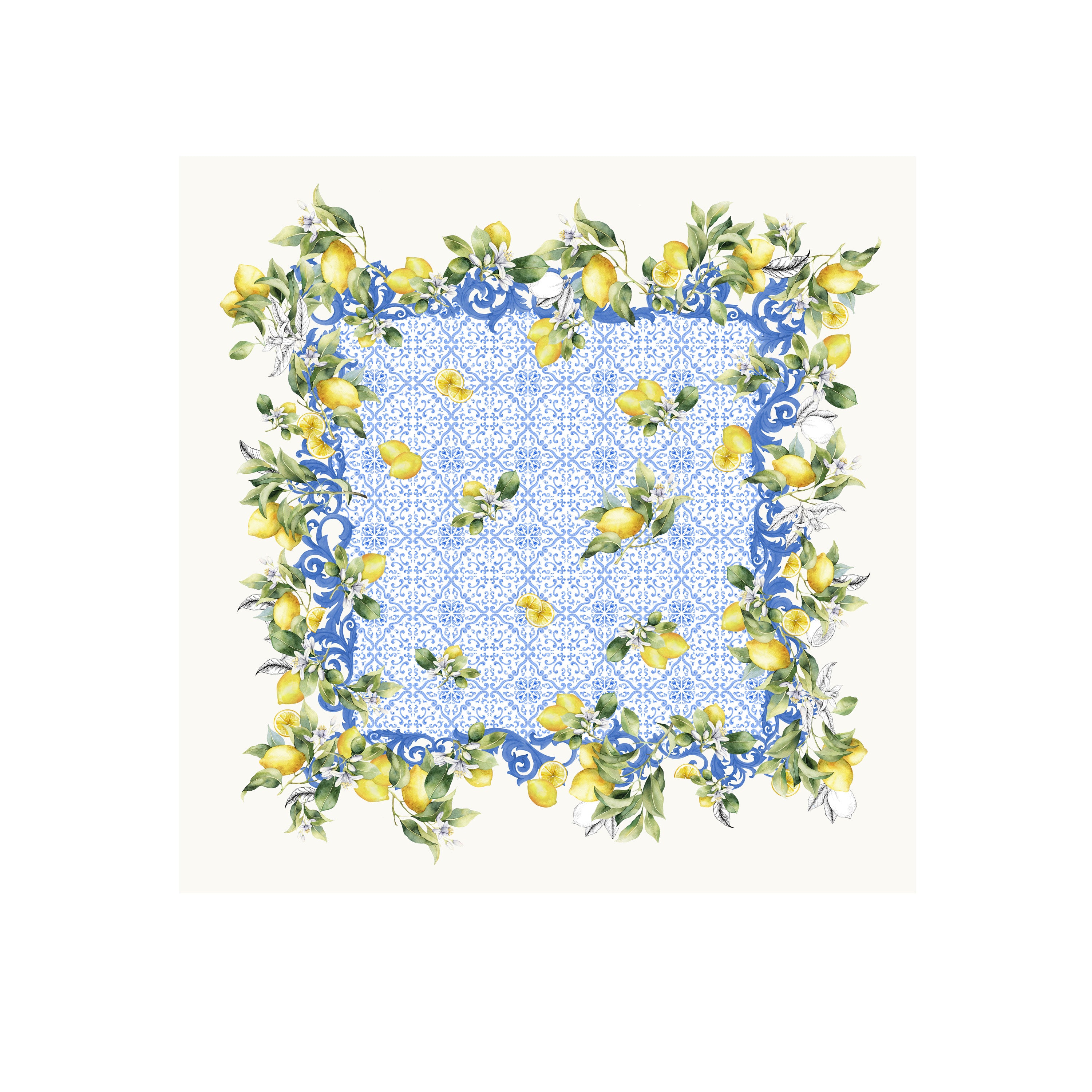 Centerpiece placed Sorrento Lemons