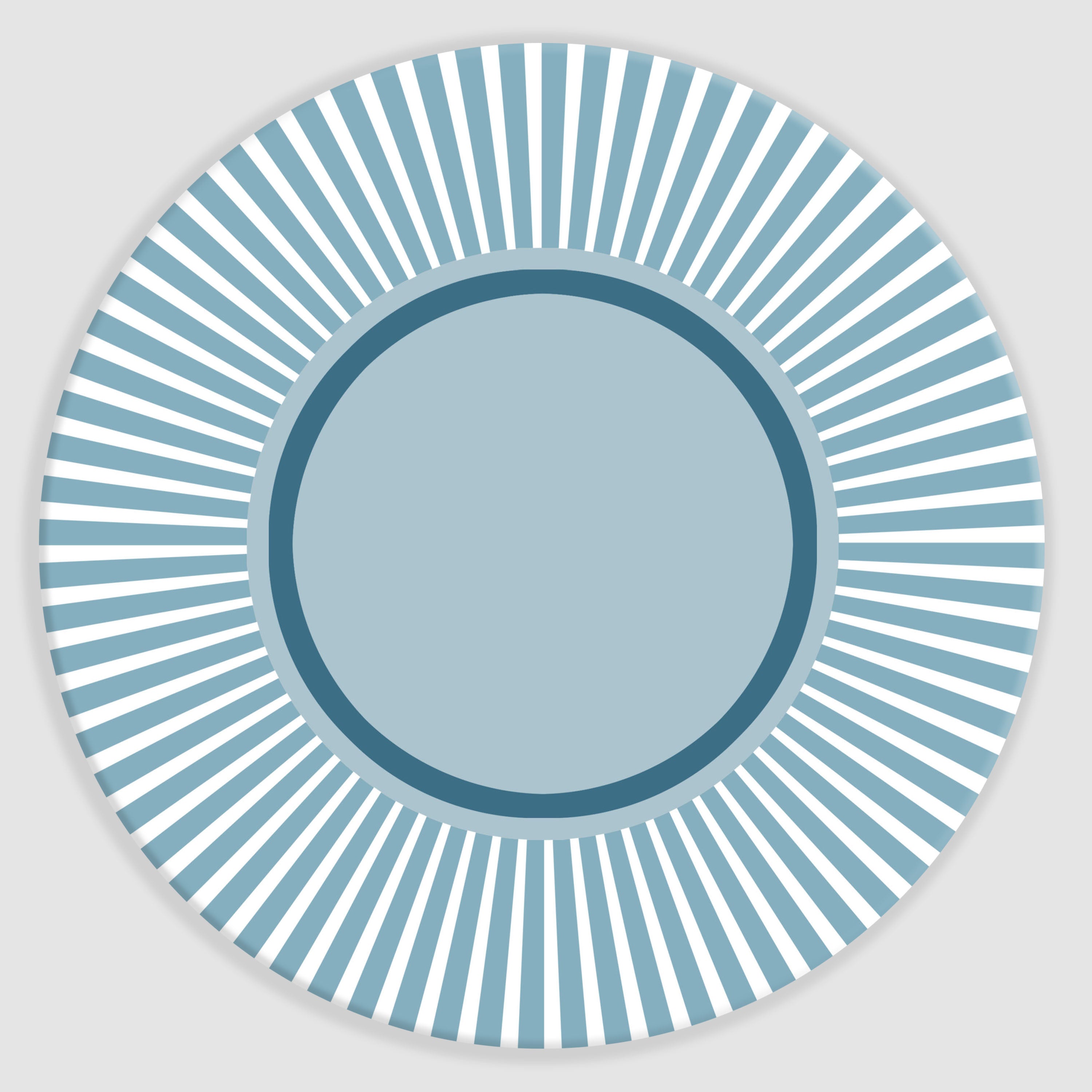 Sottopiatto rivestito Dinamic Azzurro set da 2 pezzi