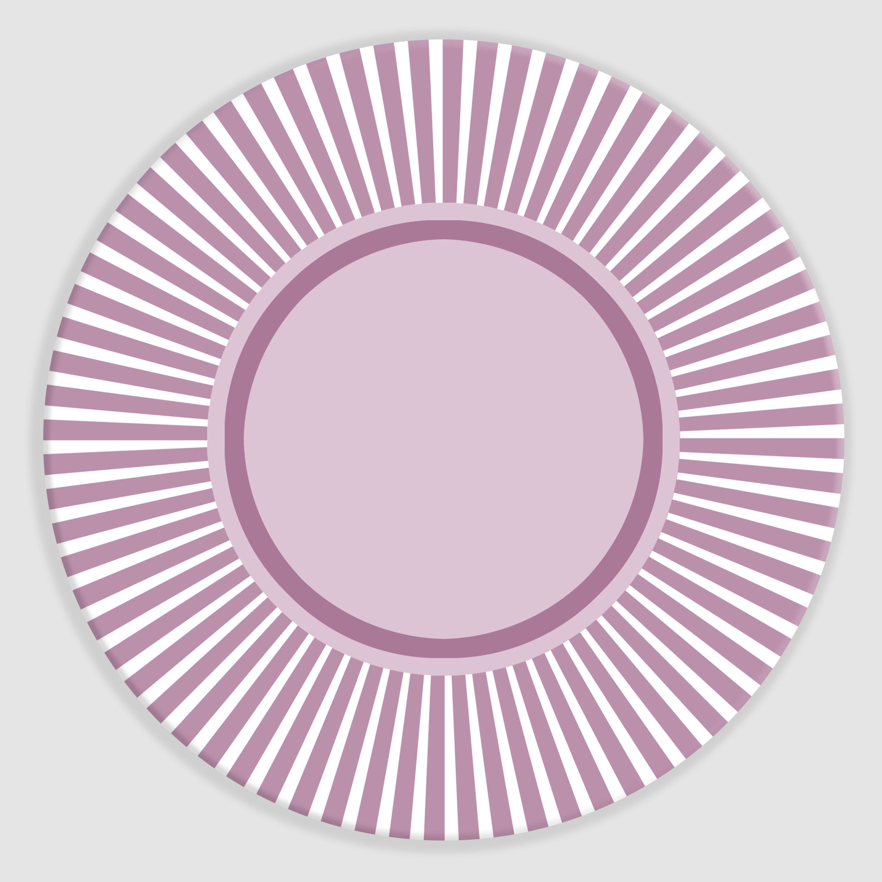 Sottopiatto rivestito Dinamic Rosa set da 2 pezzi