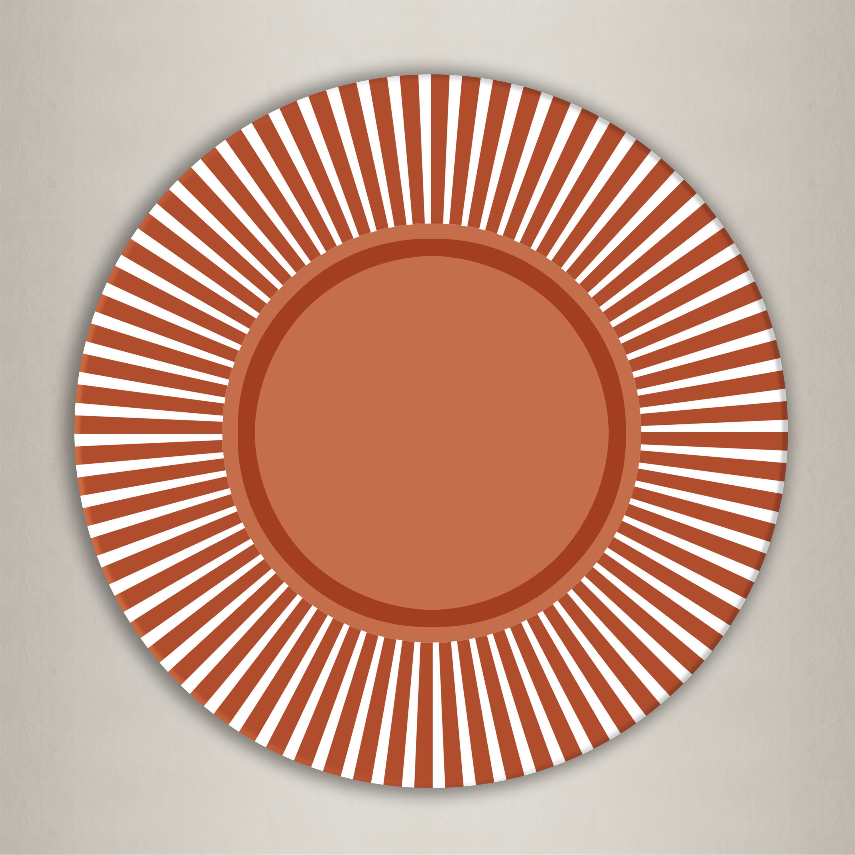 Sottopiatto rivestito Dinamic Cotto set da 2 pezzi