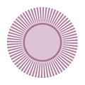 Sottopiatto rivestito Dinamic Rosa set da 2 pezzi