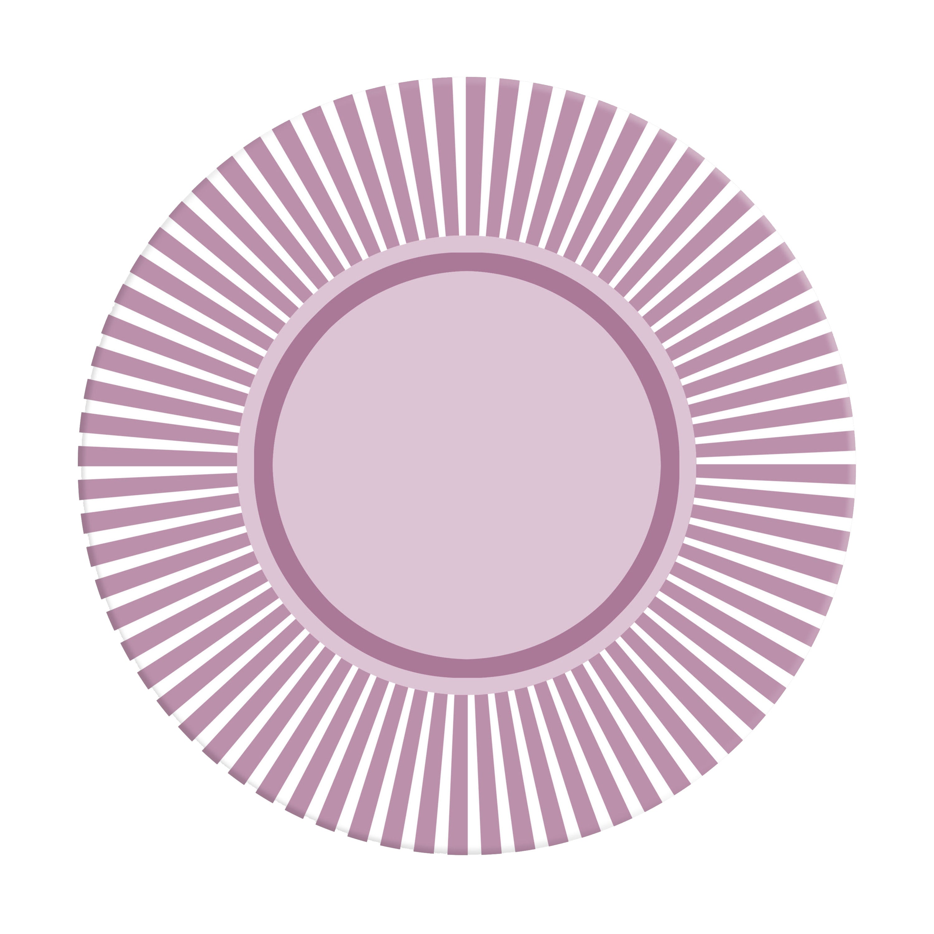 Sottopiatto rivestito Dinamic Rosa set da 2 pezzi