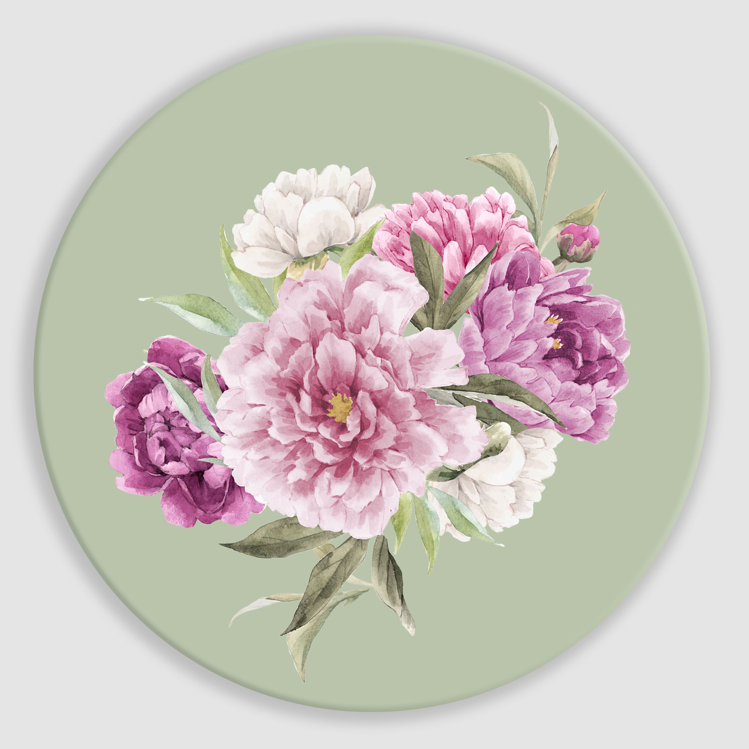 Sottopiatto rivestito Armonia Verde set da 2 pezzi