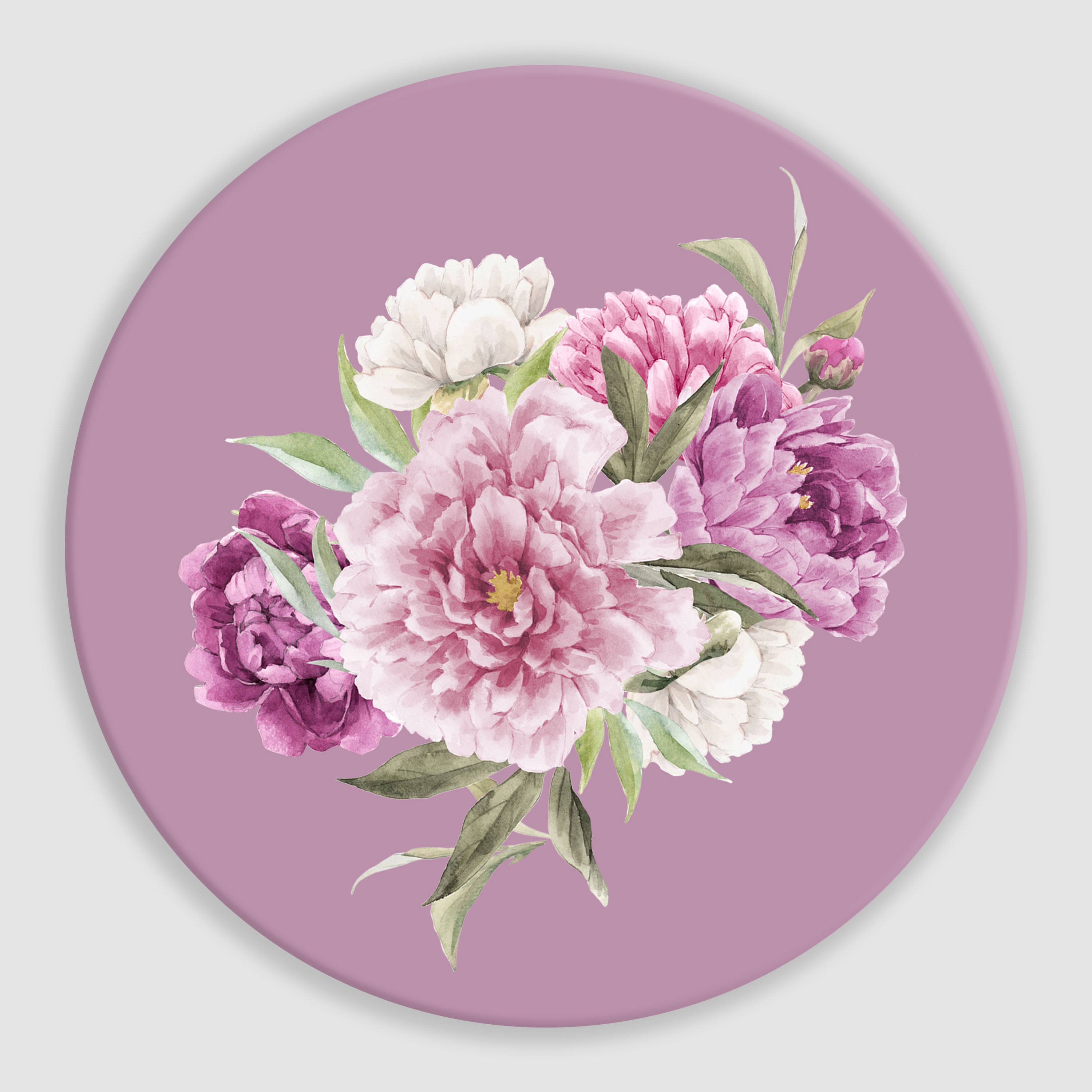 Sottopiatto rivestito Armonia Malva set da 2 pezzi