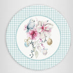 Sottopiatto rivestito Easter Eggs Azzurro set da 2 pezzi