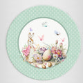 Sottopiatto rivestito Easter Eggs Verde Acqua set da 2 pezzi
